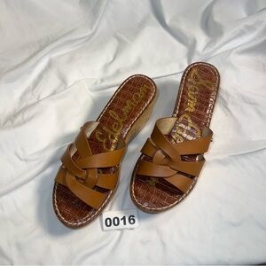 Brown Strappy Sam Edelman Rainer Women's Sandals, size 8